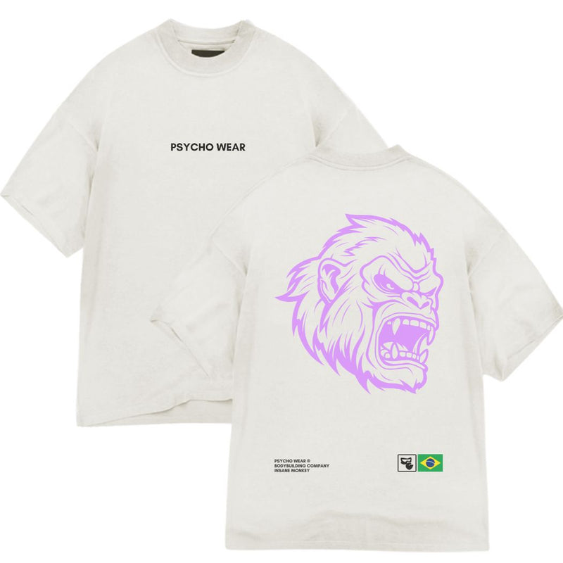 Oversized Psycho Insane Monkey - Off White