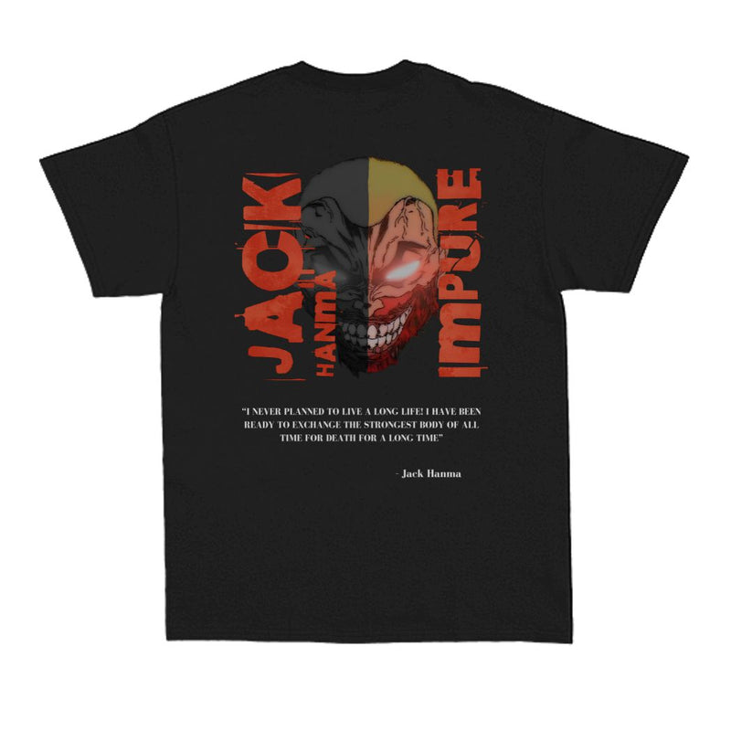 Camiseta Impure Jack Hanma - Preto