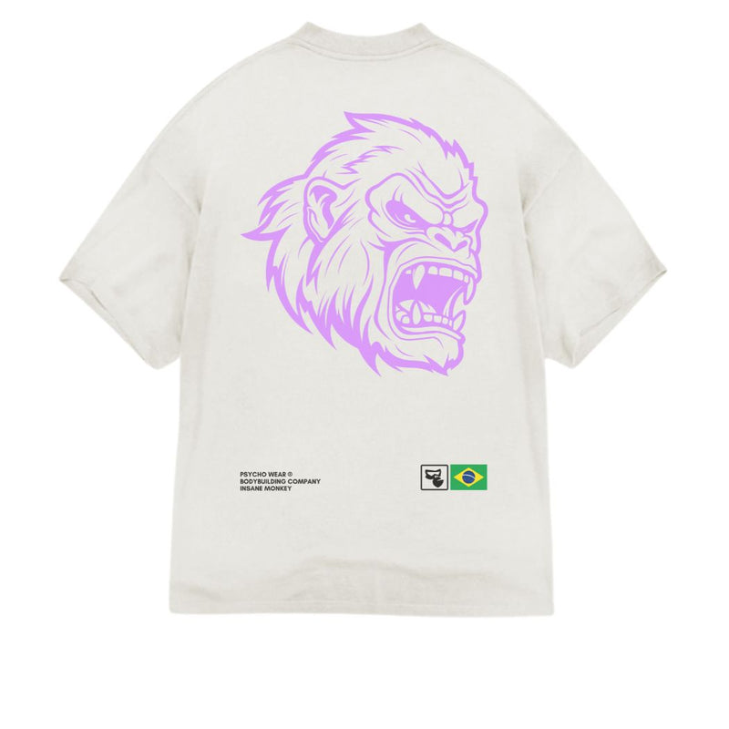 Oversized Psycho Insane Monkey - Off White