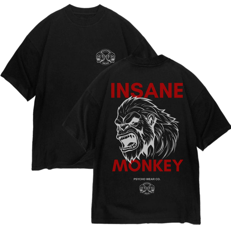 Oversized Insane Monkey - Preto