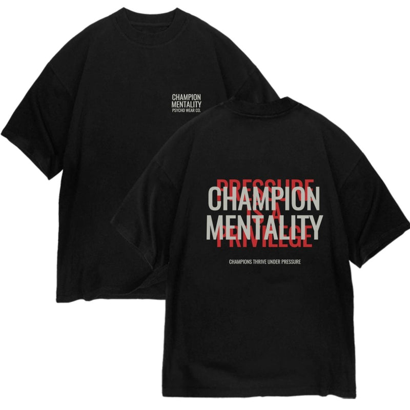 Oversized Champion Mentality - Preto