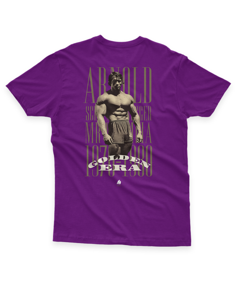 Camiseta Arnold Golden Era Estampa Costas - Psycho Wear