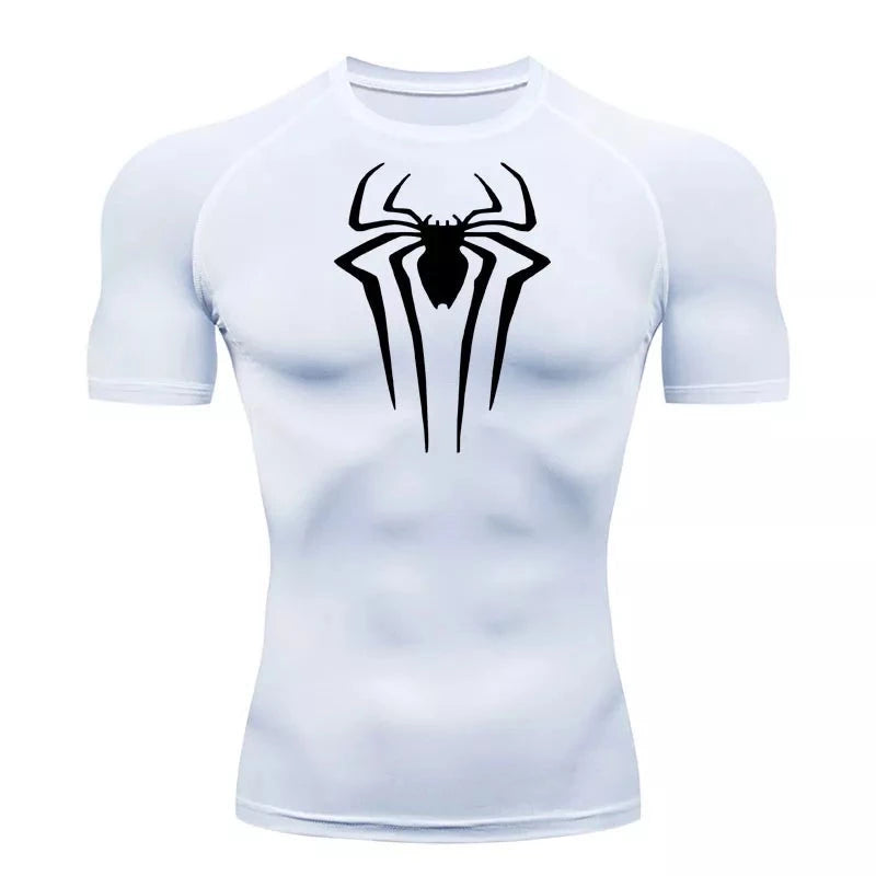 Camiseta Gym Spider Man Branco