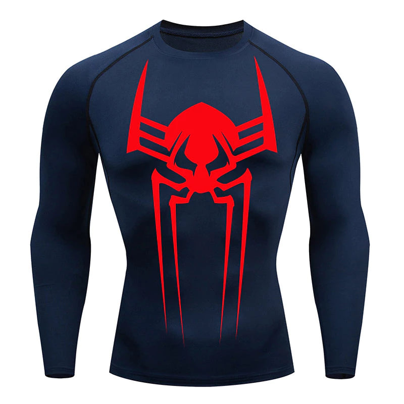 Long Sleeve Spider Man-2099 Azul/Vermelho